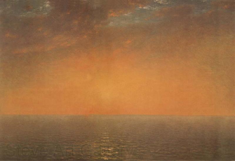 John Frederick Kensett Sonnenuntergang am Meer